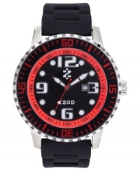 Brighten up your sporty looks with this casual watch from Izod. Brighten up your sporty looks with this casual watch from Izod.