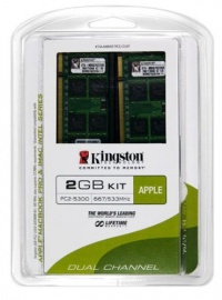 Kingston Apple 2GB Kit (2x1GB Modules) 667MHz DDR2 SoDimm iMac and Macbook Memory (KTA-MB667K2/2GR) Kingston Apple 2GB Kit (2x1GB Modules) 667MHz DDR2 SoDimm iMac and Macbook Memory (KTA-MB667K2/2GR)