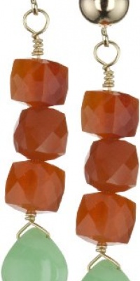 Rachel Burklund Indian Essence Gold-Filled Linear Drop Earrings Rachel Burklund Indian Essence Gold-Filled Linear Drop Earrings
