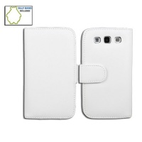Premium Flip Wallet Leather Cover for Samsung Galaxy S3 Slll i9300 (White) Premium Flip Wallet Leather Cover for Samsung Galaxy S3 Slll i9300 (White)