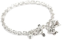 Juicy Couture Bows For A Starlet Silver Pave Bow Wish Bracelet Juicy Couture Bows For A Starlet Silver Pave Bow Wish Bracelet