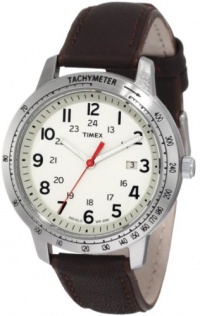 Timex Men's T2N637KW Weekender Sport Cream Dial Brown Strap Watch Timex Men's T2N637KW Weekender Sport Cream Dial Brown Strap Watch