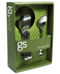 Spoons by the dozen. Prepare for a tea party and stock the buffet with Celebration mini spoons from Gourmet Settings. Polished stainless steel is dishwasher safe and simple enough to complement any spread. Spoons by the dozen. Prepare for a tea party and stock the buffet with Celebration mini spoons from Gourmet Settings. Polished stainless steel is dishwasher safe and simple enough to complement any spread.