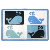 Allure Home Creations Whale Watch Printed Acrylic Rug Allure Home Creations Whale Watch Printed Acrylic Rug