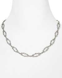 With an antique-inspired crystal design, this sparkling Lauren Ralph Lauren necklace can be shortened or lengthened to compliment your outfit. With an antique-inspired crystal design, this sparkling Lauren Ralph Lauren necklace can be shortened or lengthened to compliment your outfit.