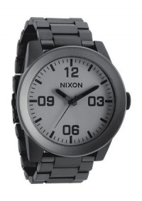 Nixon The Corporal SS - Men's ( Matte Black/Matte Gunmetal ) Nixon The Corporal SS - Men's ( Matte Black/Matte Gunmetal )