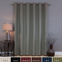 Wide Width Grommet Top Thermal Blackout Curtain 80W X 95L Panel - Olive - BWW Wide Width Grommet Top Thermal Blackout Curtain 80W X 95L Panel - Olive - BWW