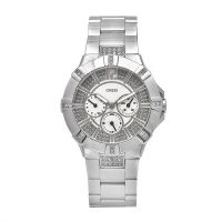 GUESS Women's W12080L1 Steel Stainless Steel Crystal Accent Multifunction Watch GUESS Women's W12080L1 Steel Stainless Steel Crystal Accent Multifunction Watch