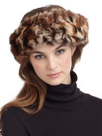 THE LOOKSilky soft rabbit fur dyed in a bold leopard patternConverts from a headband to a collarElasticTHE FITWidth, about 4THE MATERIALDyed rabbit furRich velvet liningCARE & ORIGINDry clean by fur specialistImportedFur origin: China THE LOOKSilky soft rabbit fur dyed in a bold leopard patternConverts from a headband to a collarElasticTHE FITWidth, about 4THE MATERIALDyed rabbit furRich velvet liningCARE & ORIGINDry clean by fur specialistImportedFur origin: China