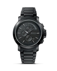 Modern, monochrome and masculine, this sport chronograph watch features unique counter architecture at 12', 9' and 6', white luminova on the minute and hour hands and a comfortable perforated silicone strap. Modern, monochrome and masculine, this sport chronograph watch features unique counter architecture at 12', 9' and 6', white luminova on the minute and hour hands and a comfortable perforated silicone strap.