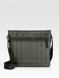 A slim-line case for the urban man on the go, shaded with iconic checks and crafted with durable, long-lasting wear. Zip closure Adjustable shoulder strap Exterior, interior zip pockets Polyamide/acrylic 13½W X 12½H X 1D Made in Italy A slim-line case for the urban man on the go, shaded with iconic checks and crafted with durable, long-lasting wear. Zip closure Adjustable shoulder strap Exterior, interior zip pockets Polyamide/acrylic 13½W X 12½H X 1D Made in Italy