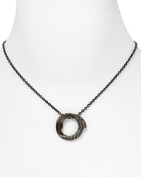 Make a tonal statement with this simple pendant necklace from Aqua.s. This piece is perfect to wear layered with others but it's striking enough to wear solo, too. Make a tonal statement with this simple pendant necklace from Aqua.s. This piece is perfect to wear layered with others but it's striking enough to wear solo, too.
