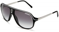 Carrera Safari Navigator Sunglasses,Black And White Frame/Grey Gradient Lens,one size Carrera Safari Navigator Sunglasses,Black And White Frame/Grey Gradient Lens,one size