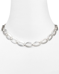 Strike silver with this shapely open link necklace from Lauren Ralph Lauren. Boasting an architectural design, it lends geometric glamour to every neckline. Strike silver with this shapely open link necklace from Lauren Ralph Lauren. Boasting an architectural design, it lends geometric glamour to every neckline.