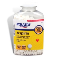 Equate - Aspirin 325 mg, Original Strength, 500 Coated Tablets, Pain Reliever (Compare to Buyer) Equate - Aspirin 325 mg, Original Strength, 500 Coated Tablets, Pain Reliever (Compare to Buyer)