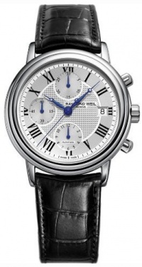 Raymond Weil Maestro Automatic Chronograph Steel Mens Strap Watch Date 7737-STC-00659 Raymond Weil Maestro Automatic Chronograph Steel Mens Strap Watch Date 7737-STC-00659