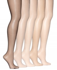 Shine a little bit brighter for the office or an evening out with Berkshire's ultra-sheer hosiery featuring flattering allover shimmer. Shine a little bit brighter for the office or an evening out with Berkshire's ultra-sheer hosiery featuring flattering allover shimmer.