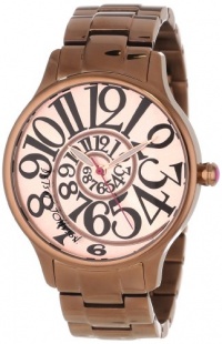 Betsey Johnson Women's BJ00040-13 Analog Brown Stainless Steel Case and Bracelet Watch Betsey Johnson Women's BJ00040-13 Analog Brown Stainless Steel Case and Bracelet Watch