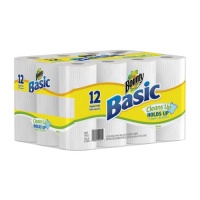 Bounty Basic Paper Towels 12 Regular Rolls (Pack of 2) Bounty Basic Paper Towels 12 Regular Rolls (Pack of 2)