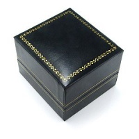 Classic Cartier Design Leatherette Black Jewelry Ring Gift Box Classic Cartier Design Leatherette Black Jewelry Ring Gift Box