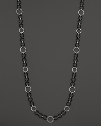 Detailed with diamonds and 18K white gold, Charriol's Modern Cable Mix necklace lends a bold look. Detailed with diamonds and 18K white gold, Charriol's Modern Cable Mix necklace lends a bold look.