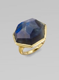 From the Modern Rock Candy® Collection. A statement piece with a large, faceted labradorite doublet set in radiant 18k gold. Labradorite doublet18k goldWidth, about 1Imported From the Modern Rock Candy® Collection. A statement piece with a large, faceted labradorite doublet set in radiant 18k gold. Labradorite doublet18k goldWidth, about 1Imported