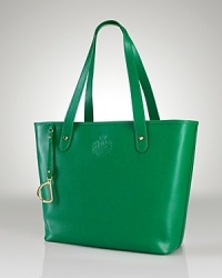 Polished, sophisticated and iconic, this embossed market tote with polished metal hardware is an instant classic. Polished, sophisticated and iconic, this embossed market tote with polished metal hardware is an instant classic.
