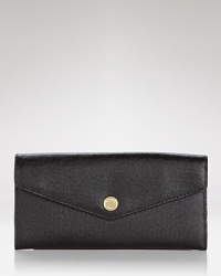 Sleek, sophisticated, and deceptively practical. MICHAEL Michael Kors' leather wallet has space to spare and slots for all the essentials. Sleek, sophisticated, and deceptively practical. MICHAEL Michael Kors' leather wallet has space to spare and slots for all the essentials.