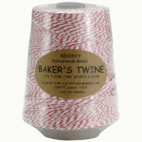 Regency Baker's Twine Cone red and white Regency Baker's Twine Cone red and white