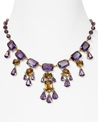 One special piece is all it takes: This Carolee stone necklace makes every look a little more regal with its all around of vivid stones, finished by a delicate frontal cascade. One special piece is all it takes: This Carolee stone necklace makes every look a little more regal with its all around of vivid stones, finished by a delicate frontal cascade.