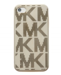 Sometimes a soft touch is all you need, so check out this sleek iPhone case from MICHAEL Michael Kors. Dressed up in a perforated signature pattern, the soft silicone keeps your iPhone covered and coddled. Sometimes a soft touch is all you need, so check out this sleek iPhone case from MICHAEL Michael Kors. Dressed up in a perforated signature pattern, the soft silicone keeps your iPhone covered and coddled.