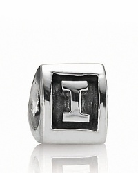 Add meaningful initials to your PANDORA bracelet with sterling silver alpha charms. Add meaningful initials to your PANDORA bracelet with sterling silver alpha charms.