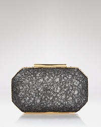 Occasions deserve special accessories like this shapely clutch from Badgley Mischka. An ideal plus one for party dresses and evening gowns, it's a just-right final touch. Occasions deserve special accessories like this shapely clutch from Badgley Mischka. An ideal plus one for party dresses and evening gowns, it's a just-right final touch.
