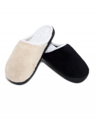 Give your feet room to roam with Isotoner's wider width clog slippers. Provides comfort day and night with soft microterry. Give your feet room to roam with Isotoner's wider width clog slippers. Provides comfort day and night with soft microterry.