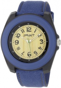 Sprout Unisex ST2002BLBKBL Eco-Friendly Corn Resin and Blue Organic Cotton Strap Watch Sprout Unisex ST2002BLBKBL Eco-Friendly Corn Resin and Blue Organic Cotton Strap Watch