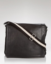 This luxe leather messenger bag puts everyone on notice. Crafted in tremendously soft and supple leather, with well-designed organization pockets, it's perfect for day trips and suitable in business environments as well as outside the office. This luxe leather messenger bag puts everyone on notice. Crafted in tremendously soft and supple leather, with well-designed organization pockets, it's perfect for day trips and suitable in business environments as well as outside the office.