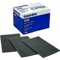 Scotch-BriteTM Ultra Fine Pads - Gray - 20/Box 3M 7448 (MMM7448) Scotch-BriteTM Ultra Fine Pads - Gray - 20/Box 3M 7448 (MMM7448)