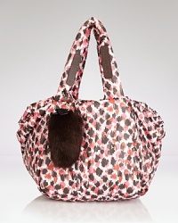 See By Chloé tackles two trends at once with colorful leopard spots and a faux fur keychain. Leave multitasking to this shoulder bag so you can plan your next killer outfit. See By Chloé tackles two trends at once with colorful leopard spots and a faux fur keychain. Leave multitasking to this shoulder bag so you can plan your next killer outfit.