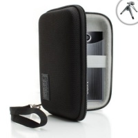 USA Gear Hard Shell Carrying Case with Accessory Pouch for Select Sony Bloggie & More Pocket Camcorders ** Includes Mini Tripod ** USA Gear Hard Shell Carrying Case with Accessory Pouch for Select Sony Bloggie & More Pocket Camcorders ** Includes Mini Tripod **