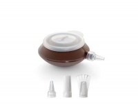 Lekue Deco Pen with Nozzles, Brown, Set of 4 Lekue Deco Pen with Nozzles, Brown, Set of 4