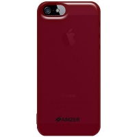 Amzer Soft Gel TPU Gloss Skin Fit Case Cover for Apple iPhone 5 (Fits All Carriers) - 1 Pack - Skin - Retail Packaging - Translucent Red Amzer Soft Gel TPU Gloss Skin Fit Case Cover for Apple iPhone 5 (Fits All Carriers) - 1 Pack - Skin - Retail Packaging - Translucent Red