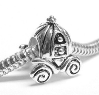 925 Sterling Silver Cinderella's Princess Pumpkin Carriage Coach Bead Charm For Pandora Troll Chamilia Biagi European Story Charm Bracelets 925 Sterling Silver Cinderella's Princess Pumpkin Carriage Coach Bead Charm For Pandora Troll Chamilia Biagi European Story Charm Bracelets