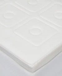 Experience the luxury of breathable, European-style ventilated memory foam. This Sensorpedic mattress topper relieves pressure points, reduced motion transfer as well as soothes tired joints while cradling your body in personalized comfort. Unlike other styles, this topper is less dependent on temperature to achieve its ideal functionality. Also features a quilted stain-resistant top layer and non-skid backing. Experience the luxury of breathable, European-style ventilated memory foam. This Sensorpedic mattress topper relieves pressure points, reduced motion transfer as well as soothes tired joints while cradling your body in personalized comfort. Unlike other styles, this topper is less dependent on temperature to achieve its ideal functionality. Also features a quilted stain-resistant top layer and non-skid backing.