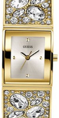 GUESS Women's U0002L2 Gold-Tone Bejeweled Watch GUESS Women's U0002L2 Gold-Tone Bejeweled Watch