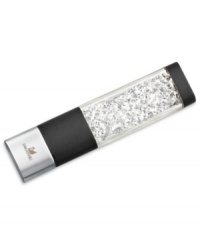 Make perfect memories. Swarovski's USB crystalline memory stick features silver-tone metal details with anthracite-colored crystals, and is delivered in a blue velvet pouch. Approximate size: 2-3/4 x 11/16 x 5/16 inches. Memory: 4GB. Make perfect memories. Swarovski's USB crystalline memory stick features silver-tone metal details with anthracite-colored crystals, and is delivered in a blue velvet pouch. Approximate size: 2-3/4 x 11/16 x 5/16 inches. Memory: 4GB.