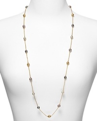 This beautiful necklace made of organic, man-made pearls will instantly dress up everything from tees and blouses to dresses. This beautiful necklace made of organic, man-made pearls will instantly dress up everything from tees and blouses to dresses.
