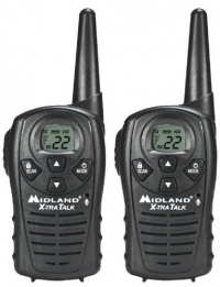Midland Consumer Radio LXT118 22-Channel GMRS with upto 18 Mile Range, E Vox, and Channel Scan Pair Packed (Black) Midland Consumer Radio LXT118 22-Channel GMRS with upto 18 Mile Range, E Vox, and Channel Scan Pair Packed (Black)