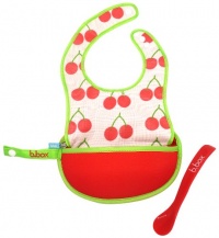 Bbox Travel Bib, Cherry Delight Bbox Travel Bib, Cherry Delight