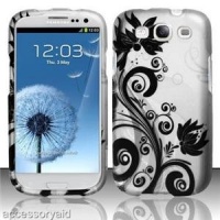 Cell Phone Case for AT&T,T-Mobile,Sprint,Verizon Samsung I9300 Galaxy S 3 - Black Vines Cell Phone Case for AT&T,T-Mobile,Sprint,Verizon Samsung I9300 Galaxy S 3 - Black Vines