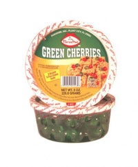 Paradise Green Cherry Halves, 8 Ounce Tubs (Pack of 4) Paradise Green Cherry Halves, 8 Ounce Tubs (Pack of 4)